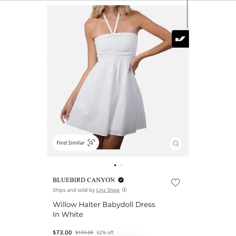 Blue Bird Canyon White Blouse